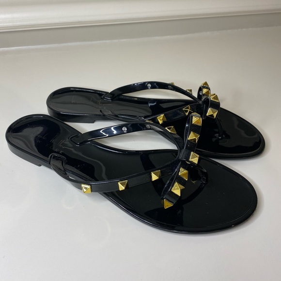 Studded Flip Flops - Picture 2 of 3